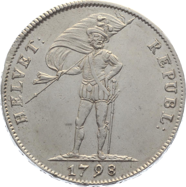 Helvetische Republik 40 Batzen 1798 S